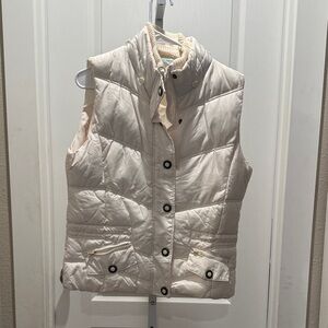 Maurices Cream Quilted Vest